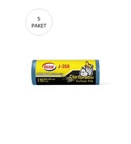 J-350 Jumbo Boy Çöp Torbası 80 x 110 cm 10 Lu Rulo x 5 Paket = 50 Adet (Mavi)