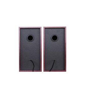 LECOO DS105 1+1 Siyah 5w RMS Hoparlör Ahşap