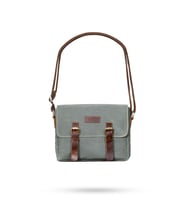 Design 01 Kanvas - Deri Unisex Postacı Çanta