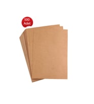 Kraft Araç Araba Oto Paspas Kağıdı Baskısız 500 Adet 35x50 Cm (Kahverengi)