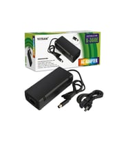 Microsoft Xbox 360 Slim E AC Adaptör 220V TR Uyumlu (Siyah)