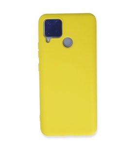 C15 Kılıf Nano Içi Kadife Silikon - Sarı
