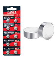 Ayt Roxy RXY AG13 Lr44 Lr1154 Lr357 1.5 Volt Alkaline Düğme Pil 10 LU Paket Saat Pili