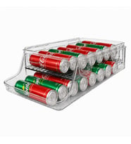 Sunup SN-38900 İki Katlı Yan Askılı Şeffaf Buzdolabı Raflığı 34x13.5x16.8 Cm