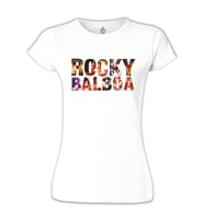 Rocky Balboa - Sylvester Stallone Beyaz Bayan Tshirt