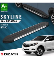 S-Dizayn Mazda BT-50 Pick-Up Skyline Krom Yan Basamak 193 Cm 2006-2012 A+ Kalite