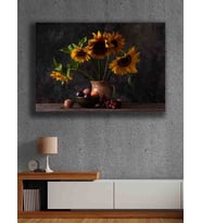 Koç stüdyo Modern tasarım kanvas tablo 50x70 (Çok Renkli)