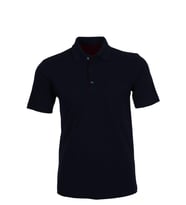 Erkek Lacivert Tişört Polo Yaka Normal Kesim % 100 Pamuk Pike Kumaş rar00877