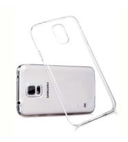 Samsung Galaxy S5 İ9600 Kılıf Şeffaf Silikon Hibrit Case Kapak (Renksiz)