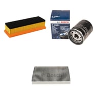 Bosch Filtre Bakım Seti Fiat 500 500c 1.2 Benzin Hava + Yağ f. + Polen Filtre Sardes