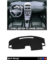 Opel Astra G (1998-2008) 3d Torpido Koruma Kılıfı - Ön Göğüs Kaplama - Siyah Şerit