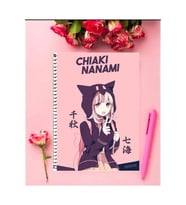 Nanami Chiaka (NANAMI CHIAKA) Anime Defter 1 Adet Özel Tasarım A4 Boyutu 21*29 Cm Telli Çizgili