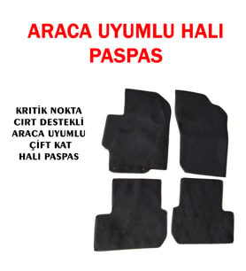 Lancer 2011 Model Araca Uyumlu Oto Halı Paspas