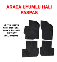 Lancer 2011 Model Araca Uyumlu Oto Halı Paspas