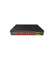 Uranium POE-2421SFP-300W 24 Port 10/100+2X Gıgabıt Uplınk +1xsfp Rackmount Swıtch (Realtek Chıpset)