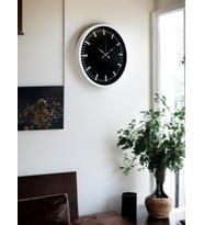 Beyaz 36 Cm Modern Duvar Saati (Standart)