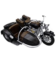 1926 Sidecar Metal Sepetli Dekoratif Motosiklet