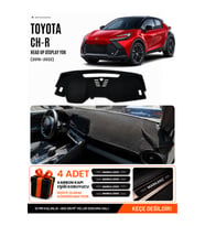 e-biz TOYOTA CHR HEAD UP DİSPLAY YOK (2024-2026) Uyumlu Torpido Örtüsü, Torpido Kılıfı - Siyah - TO028