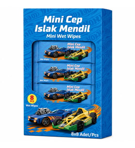 Islak Mini Cep Mendili 8'li