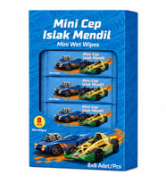 Islak Mini Cep Mendili 8'li