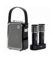 Divoom SongBird-HQ Çift Karaoke Mikrofonlu 50W Bluetooth Hoparlör, Siyah