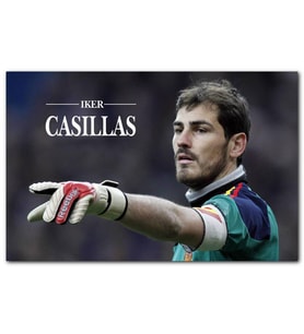 Cakatablo Real Madrid Yıldızı Iker Casillas MDF Tablo