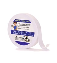 Çift Taraflı Bant Köpük Bant 19mm x 2mt 1 Adet Çerçeve Tablo Halı Yapıştırma Bandı İç Ve Dış Mekan Süper Güçlü Köpük Bant