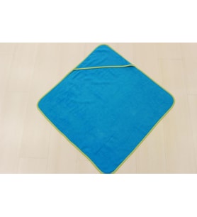 Ender Home Bebek Kundağı Havlu Yeni Doğan Bebek Banyo Havlusu Bukle Kundak Standart-Turkuaz