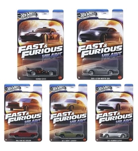 Hot Wheels 1:64 Fast & Furious Temalı Arabalar 5'li Set 979J