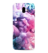 Samsung J6 Plus J7 Prime J7 Pro M20 Kılıf Desenli Silikon Pink Cloud 1305