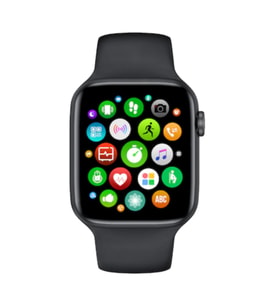Watch 7 Smart Watch Akıllı Saat Türkçe Menü Arama Cevaplama Modlu (Siyah)