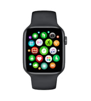 Watch 7 Smart Watch Akıllı Saat Türkçe Menü Arama Cevaplama Modlu (Siyah)