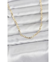 CM 14K Gold Renk Lazer Zincirli Model 60 cm Kadın Kolye 5886 - HPSBYI9296-6308
