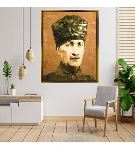 ÇERÇEVELİ ATATÜRK TABLO S127