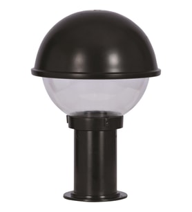 AVONNI BSU-68064-BSY-M1-K Siyah Boyalı Dış Mekan Aydınlatma E27 Aluminyum Polikarbon Cam 30cm