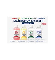 pH 4.01 - 7.01 - 1413 µS/cm - 12.88 mS/cm Kalibrasyon Sıvısı 500 mL Set