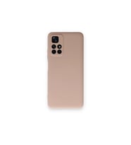 Xiaomi Redmi Note 11t Kılıf Nano İçi Kadife Silikon - Pudra