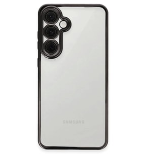 Samsung Galaxy S24 FE Uyumlu Kılıf Lensli Silikon - Siyah