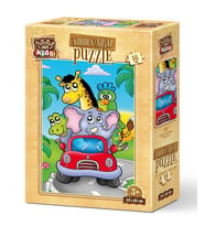 Art Kids Kaptan Fil 16 Parça Ahşap Puzzle