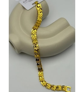 22K Altın Kaplama Lale model  Bileklik - 25-22k04 (Gold)