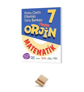 Orjin 7. Sınıf Maarif Matematik Konu Özetli Etkinlikli Soru Bankası + Telefon standı