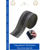#PantolonKıvırma Polyester Esnek Dayanıklı Pratik Dikişsiz Paça Onarım Yapışkanlı Pantolon Kıvırma Ş