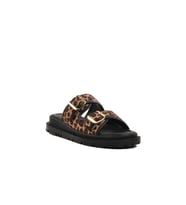 Ayakmod 238051 Z Leopar Tekstil Kadın Terlik