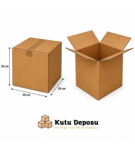 30x30x30 cm Karton Kitap Kutusu (10 ADET)