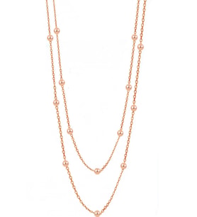 Söğütlü Silver Gümüş rose 100 cm top top zincir
