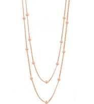 Söğütlü Silver Gümüş rose 100 cm top top zincir