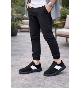 Lunex Erkek Bağcıklı Süet Günlük Spor Sneaker Ayakkabı - Taba - Beyaz