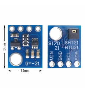 HTU21 Sıcaklık ve Nem Sensör Modülü-Si7021 SHT11 Muadili Sensör