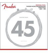 Fender 0737150405 Original 7150 Pure Nickel Bas Gitar Teli (45-100) Medium Light Tansiyon 7150ML Seti Yumuşak Çalım ve Zengin Harmonikler