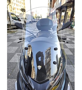 MOTOCAM Piaggio MP3 530 Ön Cam 2023-2026 Model 72cm Şeffaf Renkli 4mm UZUN